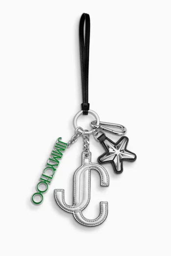JC Multi Bag Charm in Leather