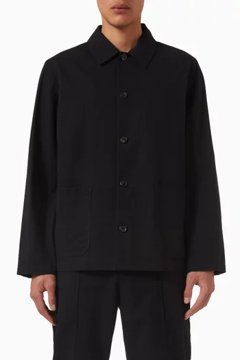 Brest Veste Jacket in Seersucker