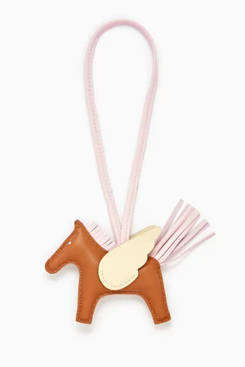Unused Pegasus PM Bag Charm in Leather