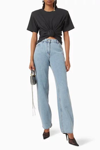 Straight-leg Jeans in Denim