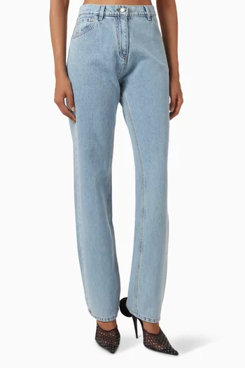Straight-leg Jeans in Denim