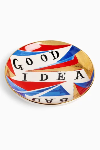 x Ruan Hoffmann Good/Bad Idea Plate