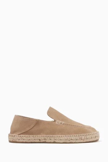 Traveler Loafer Espadrilles in Suede
