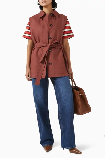 2-in-1 Jacket in Stretch-cotton