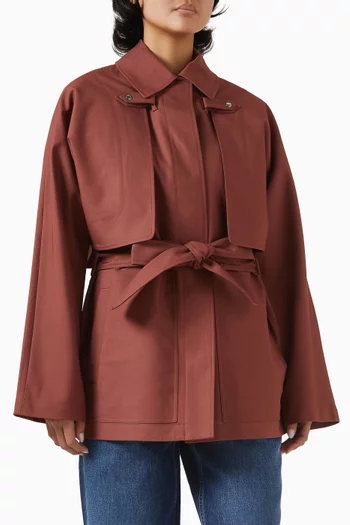 2-in-1 Jacket in Stretch-cotton
