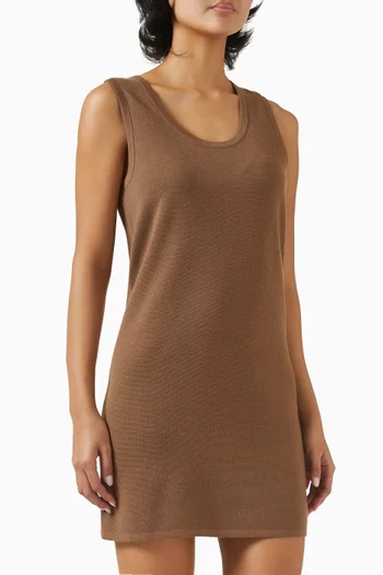 Dress in Merino-silk