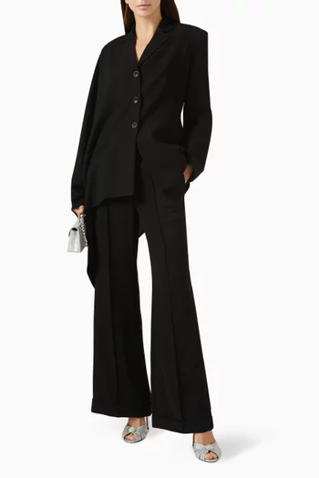Wide-leg Pants in Viscose