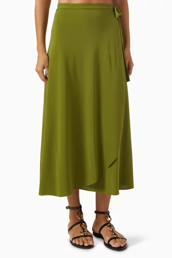 Julieta Sarong Skirt in Jersey