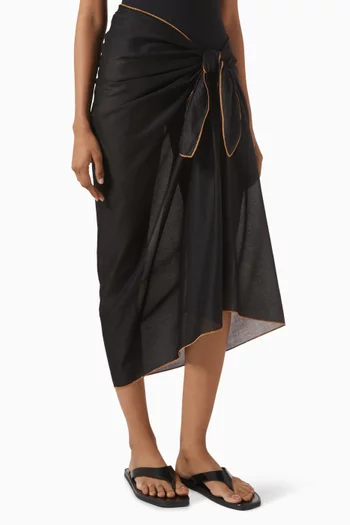 Cabine Lurex-trim Sarong