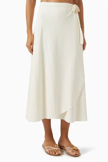 Julieta Sarong Skirt in Jersey