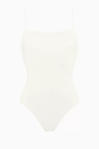 Aquarelle Tank One-piece Swimsuit in Peau Douce Naturelle