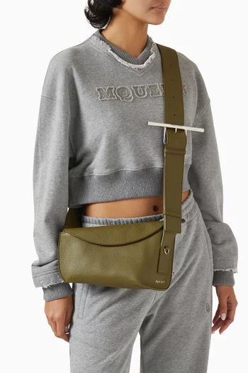 T-Bar Sling Bag in Leather