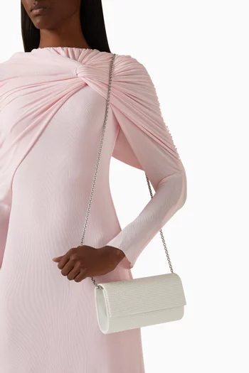 Perry Pearl-embellished Clutch