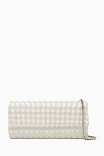 Perry Pearl-embellished Clutch
