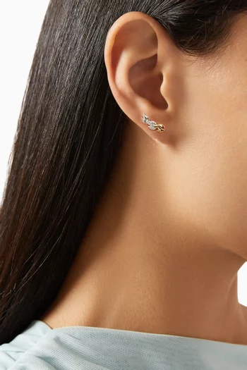 Commit Right Single Diamond Earring in 18kt Gold