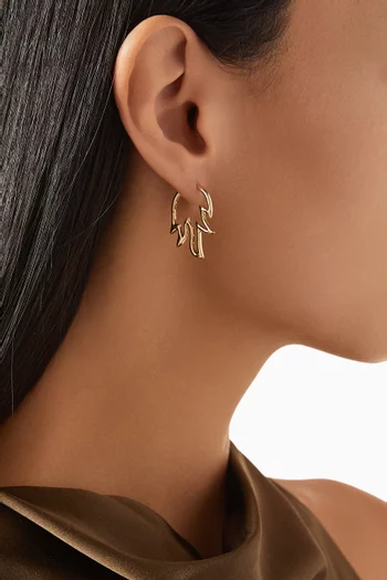 Blaze Single Earring in 18kt Gold