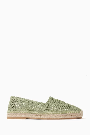 Isla Espadrilles in Crochet Rayon