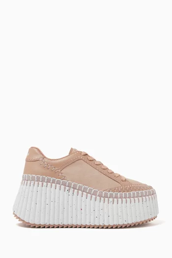 Nama 80 Wedge Sneakers in Suede