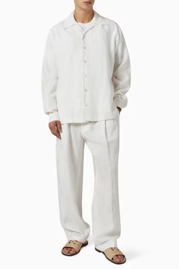 Relaxed Pants in Linen