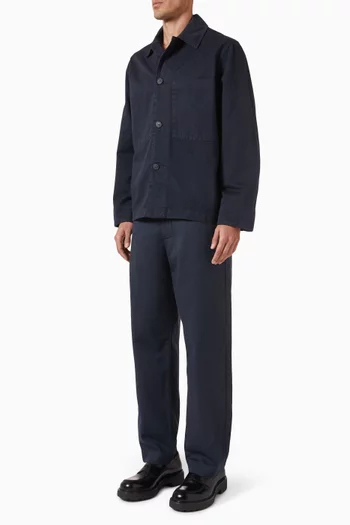 Relaxed Overshirt in Cotton