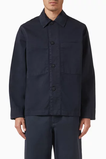 Relaxed Overshirt in Cotton