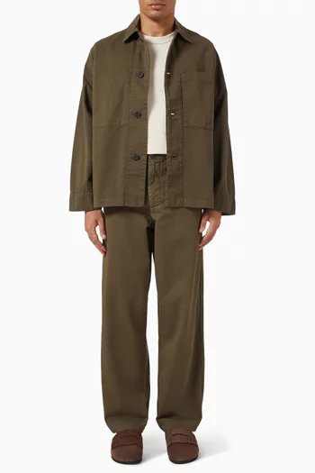 Relaxed Overshirt in Cotton