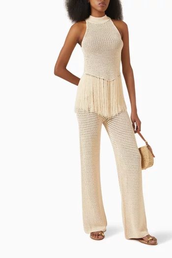 TItan Knit Fringe Top