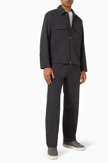 Elastic Pants in Tech-fabric