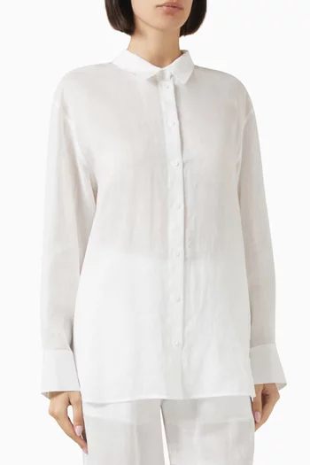 Relaxed-fit Shirt in Ramie