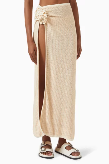 Magnolia Crochet Maxi Skirt