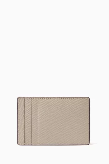 Edison Card Case in Saffiano Leather