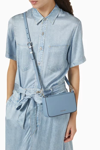 Small Crossbody Bag in Grained Leather