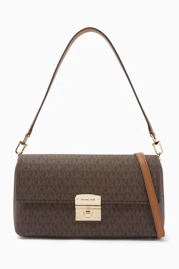 Addie Medium Crossbody Bag in Logo-canvas