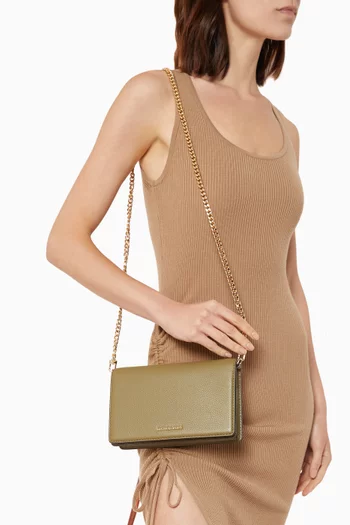 Medium Jet Set Crossbody Bag in Leather