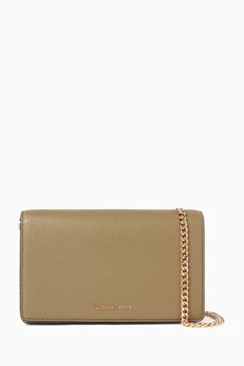 Medium Jet Set Crossbody Bag in Leather