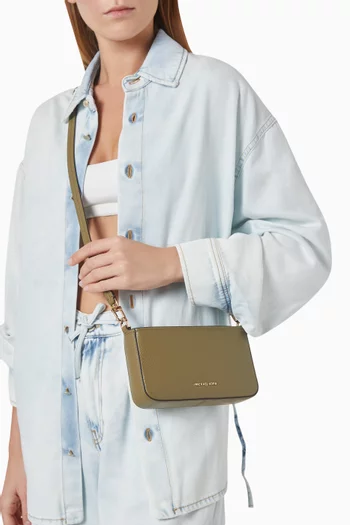 Small Crossbody Bag in Grained Leather