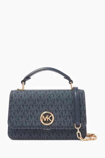 Delancey Logo Satchel Bag in Canvas