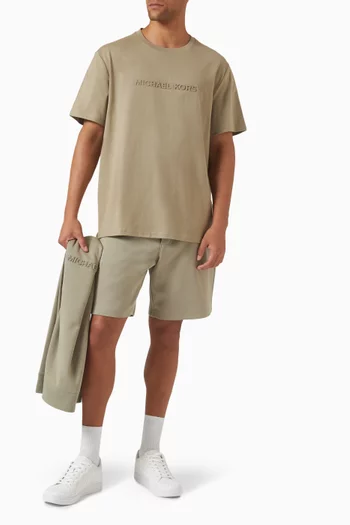 Embossed Logo T-shirt in Cotton