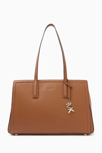 Medium Laila Tote Bag in Leather