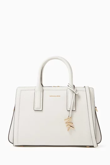 Small Laila Satchel Bag in Leather