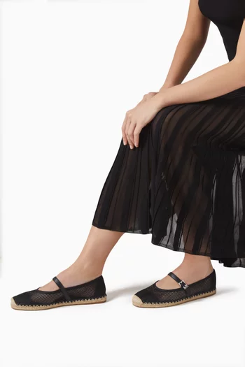 Lynn Ballet Espadrilles in Mesh
