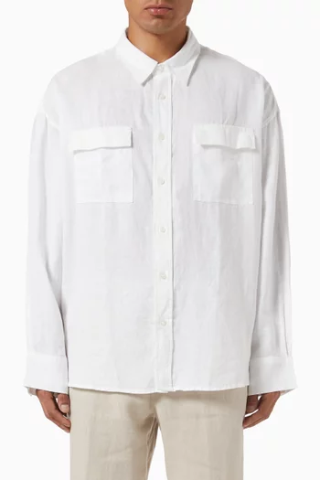 Oversized Shirt in Linen