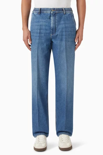 Clay Creased Jeans in Denim