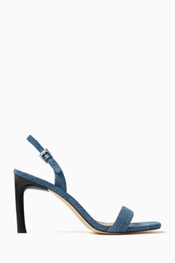 Kasia 90 Sandals in Denim