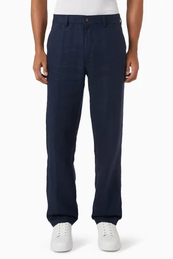Finn Straight-fit Pants in Linen