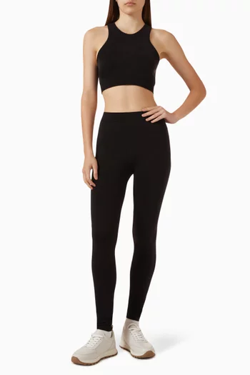Leggings in Cupro