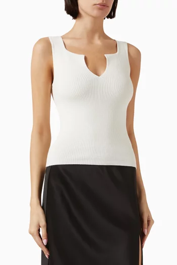 Rylie Sweater Tank Top in Cotton-blend