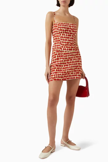 Carla Mini Skirt in Crepe