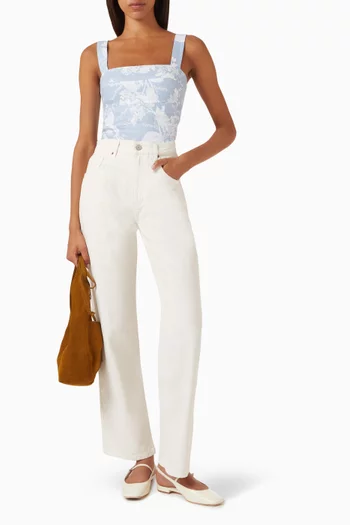 Darci Top in Linen