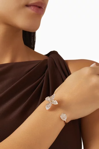 سوار جارديني سيجريتي مرصع بالماس ذهب وردي عيار 18